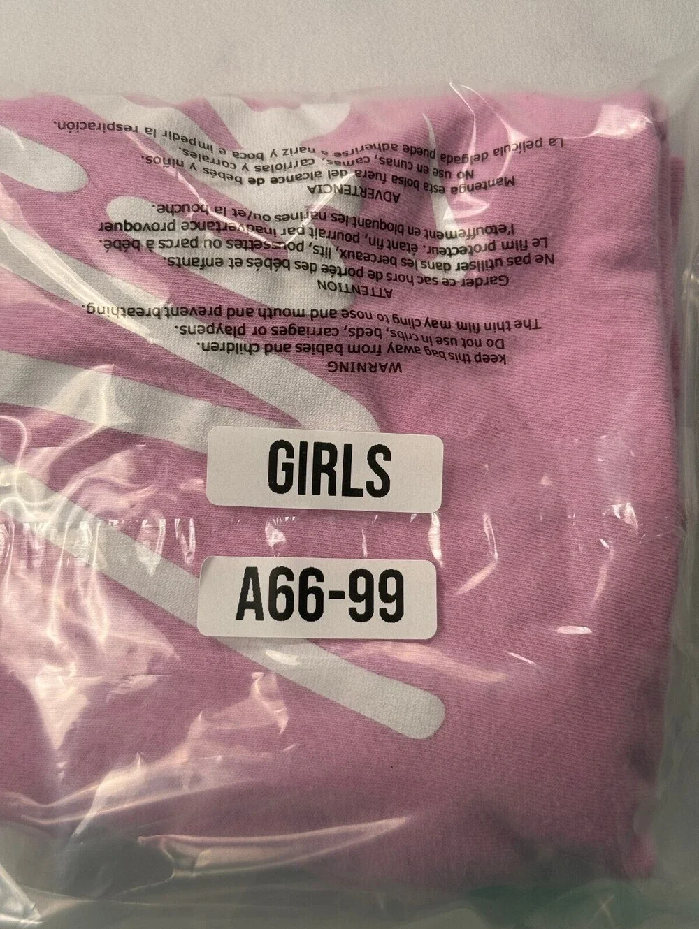 Nike Logo T-Shirt Pink Modern Classic Style - Girls M